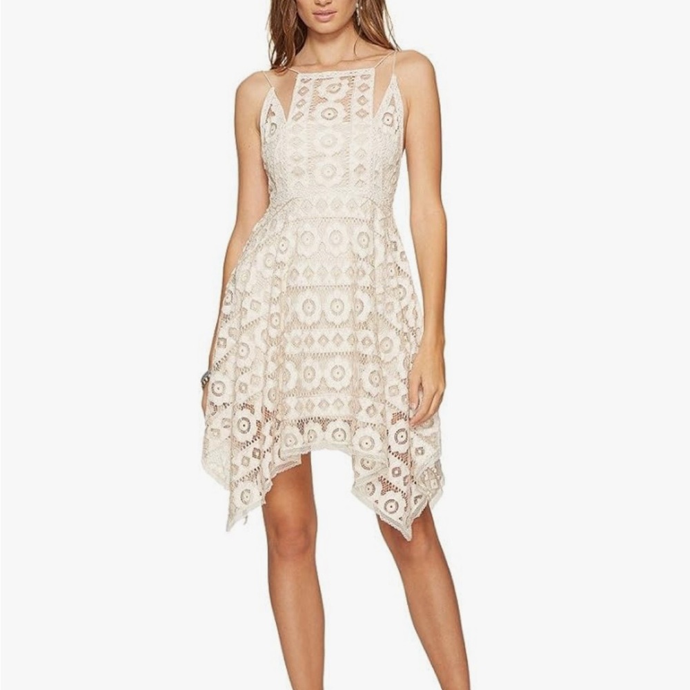 NWT Free People just like honey lace tank mini dress
